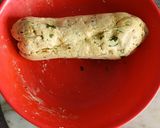 A picture of step 2 of Amarnath flour with cabbage paratha.