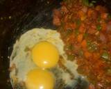 Spicy vegetable rice with egg and sausage recipe step 9 photo