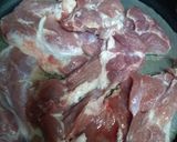 Foto del paso 1 de la receta: Bondiola de cerdo agridulce con guarnición de manzanas verdes