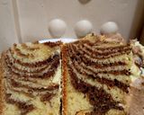 A picture of step 8 of My zebra cake.