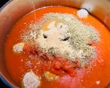 A picture of step 2 of Quick Italian Meatball Soup with Spaghetti.