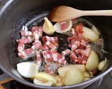 Hình bước làm 2 của món Món Pháp - Bourguignon De Boeuf (Bò Hầm Rượu Vang Đỏ)