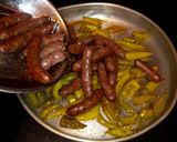 A picture of step 20 of Alexandrian Sausage.