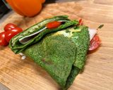 Spenótos tortilla 🌮 recept fázis 3 fotója