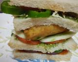 Samosa cheesy sandwich recipe step 4 photo