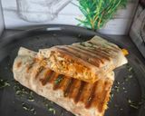Une image de l'étape 6 de Tacos aux tenders sauce fromagère.