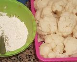 A picture of step 1 of Fried Cauliflower with a Special Mix.