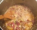 Une image de l'étape 10 de Risotto au chorizo et bacon.