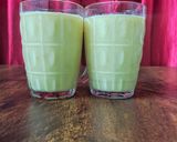 A picture of step 3 of Mango lassi.