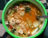 Foto langkah ke 3 dari resep Mi tek tek kuah.