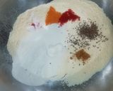 A picture of step 4 of Kurkuri cauliflower fritters.