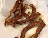 A picture of step 1 of Bu’s basic but different BLT.