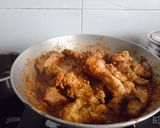 A picture of step 3 of Kadai Chicken Maharashtrian Style.