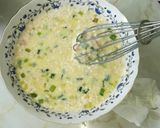 A picture of step 3 of Crustless quiche.