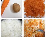 A picture of step 1 of Carrot Hash Browns.