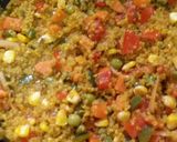 A picture of step 4 of Quinoa vegetable pulao.