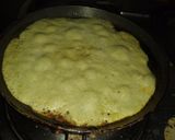 A picture of step 3 of Saboot moong dal cheela.
