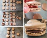 Une image de l'étape 7 de Macarons au chocolat.