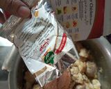 A picture of step 3 of Butter chicken (packet masala).