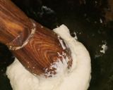 A picture of step 2 of Pounded Yam.