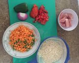 A picture of step 1 of Pilau chicken.