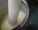 A picture of step 3 of Moong Dal Halwa.