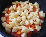 Foto del paso 2 de la receta Papas con chorizo picante y carne picada