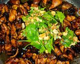 Foto del paso 7 de la receta: Ravioli y canelón de pollo y setas en teriyaki de ginebra