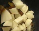A picture of step 5 of Aloo Palak Bhaji.