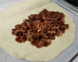 Foto del paso 3 de la receta Dátiles y beicon en hojaldre!!!