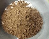 A picture of step 3 of Walnut Chocolate Brownie without egg.