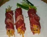 牛肉地瓜捲的食譜步驟2照片