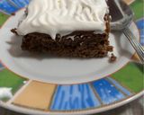 Foto del paso 7 de la receta: Para la hora del postre: brownie de chocolate con dulce de leche y crema