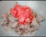 A picture of step 2 of Palak Gosht.