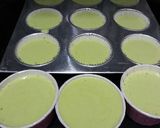 Foto langkah ke 6 dari resep Cupcake Pandan Lembut Tanpa Pengembang.