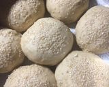 A picture of step 6 of Bread wid sesame (ridi).