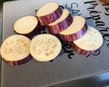 Une image de l'étape 1 de Aubergine graffiti grillée épices et parmesan.