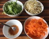 Hình bước làm 1 của món Nộm giá