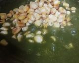A picture of step 8 of Spinach Corn Curry.