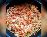 A picture of step 4 of Dragon Chicken Macaroni.