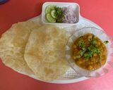 A picture of step 11 of Chole Bhature.