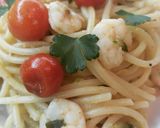 Foto del passaggio 4 della ricetta Spaghettoni ai gamberetti