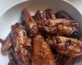 A picture of step 3 of SWEET SPICY GARLIC CHICKEN wings.