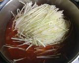 Hússal főtt paradicsomos káposzta recept fázis 4 fotója