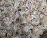 Tejszínes-füstölt sonkás gnocchi édesburgonyából recept fázis 7 fotója