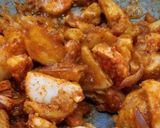 A picture of step 5 of Radish(mooli) with Besan.