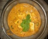 A picture of step 7 of Shahi Paneer.