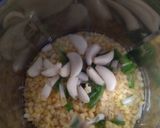 A picture of step 2 of Spinach moong dal dosa.