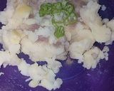 A picture of step 6 of Chicken stuff potato sandwich.