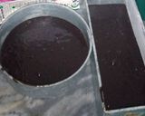 A picture of step 3 of Azaadi cake.